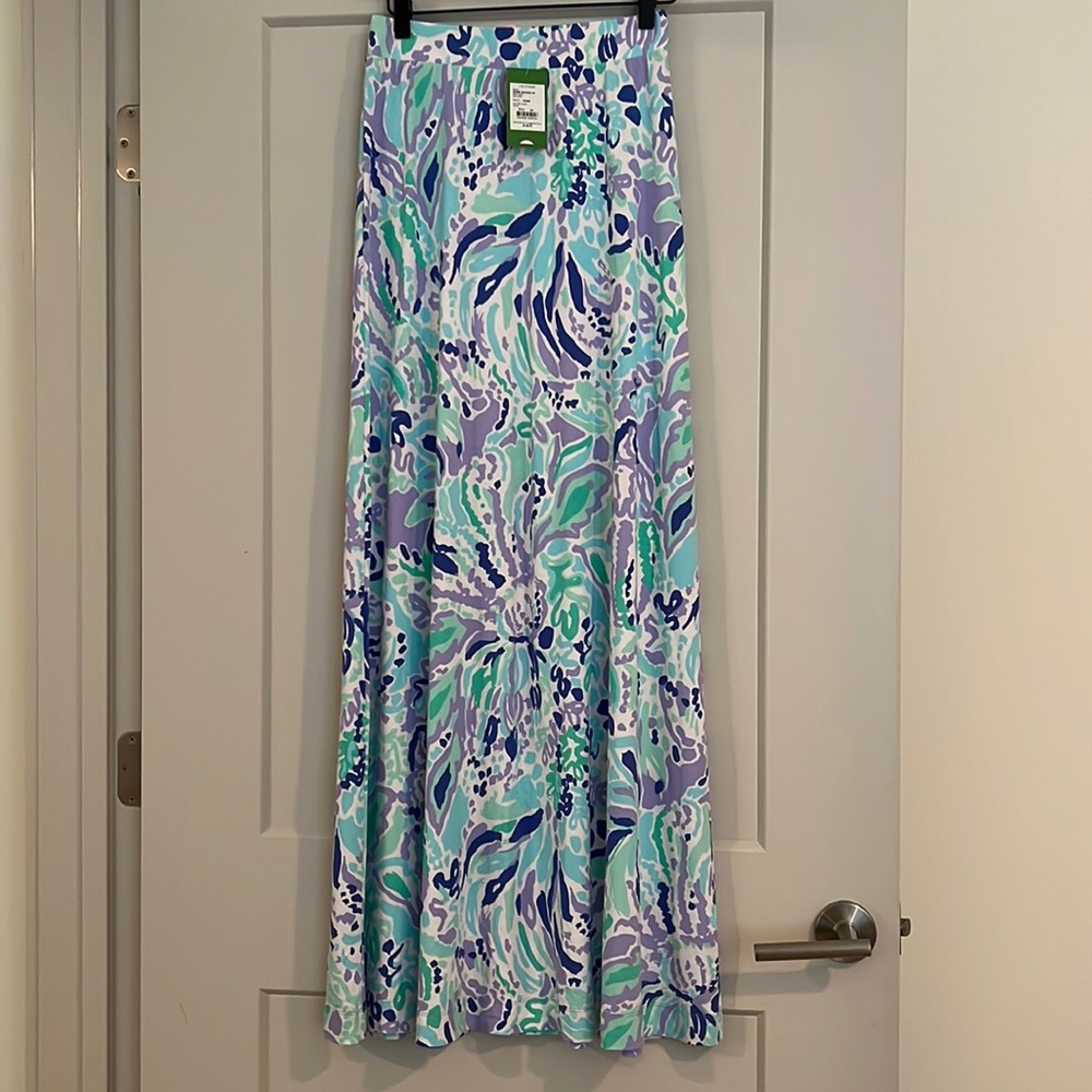 NWT Lilly Pulitzer Nola Maxi Skirt XS in Lilly’s Lilac